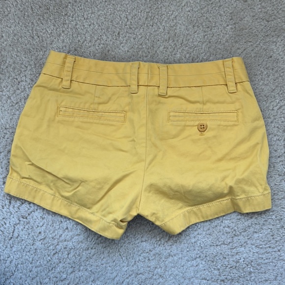 J. Crew Yellow Chino 3” Shorts - 0 - Picture 2 of 3